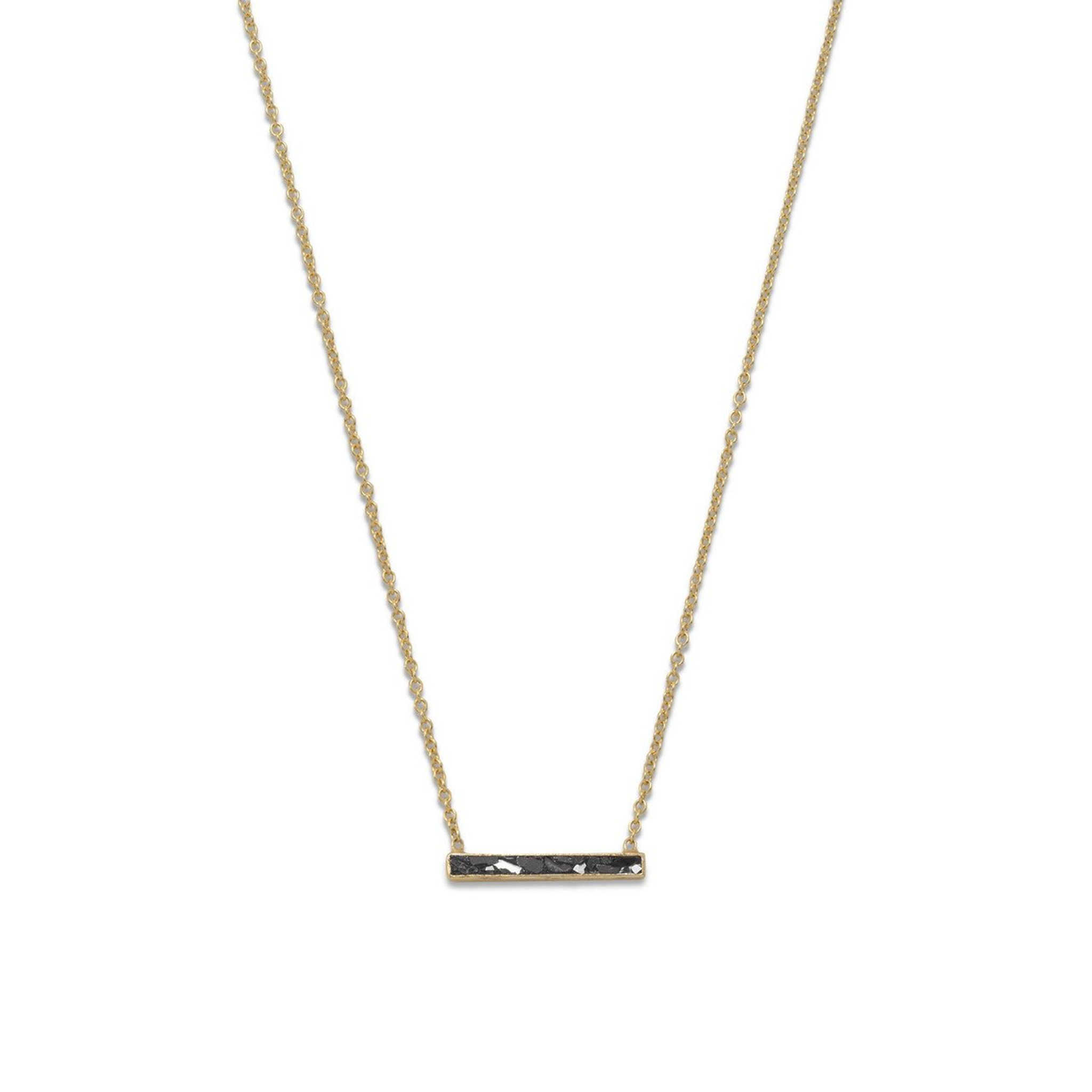 All 14 Karat Gold Dainty Textured Mini Pendant Necklace – MONOLISA